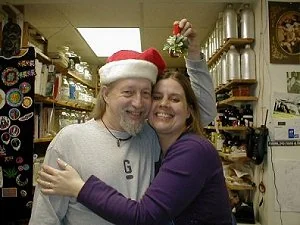 Dragon Herbarium owners inside the shop