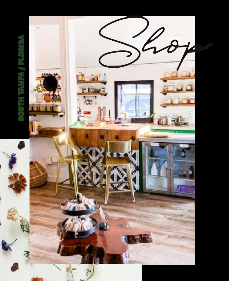 Modern Herbal Apothecary shop