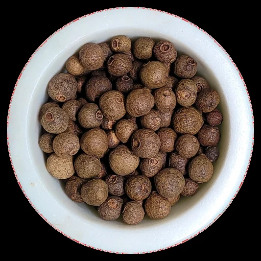 Whole allspice offered by Starlight Herb & Spice Company