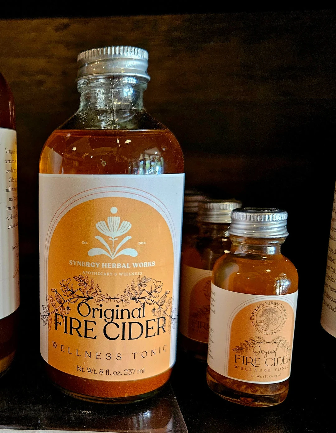 Synergy Herbal Works bottled fire cider