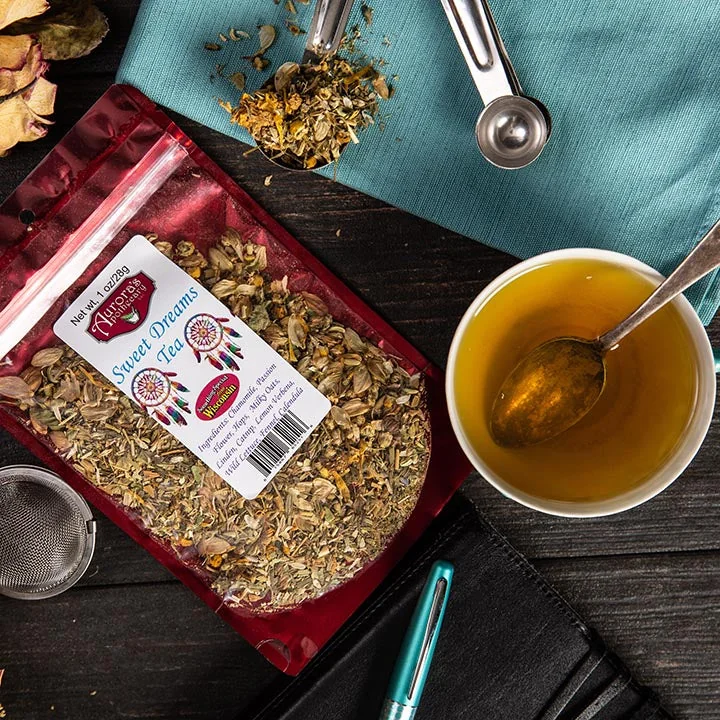 Aurora’s Apothecary packaged herbal tea