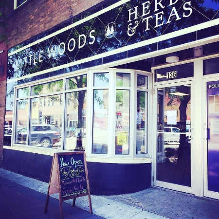 Little Woods Herbal storefront at 136 Main Street in Ames