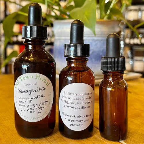 Old Town Herbal’s Ashwagandha tincture