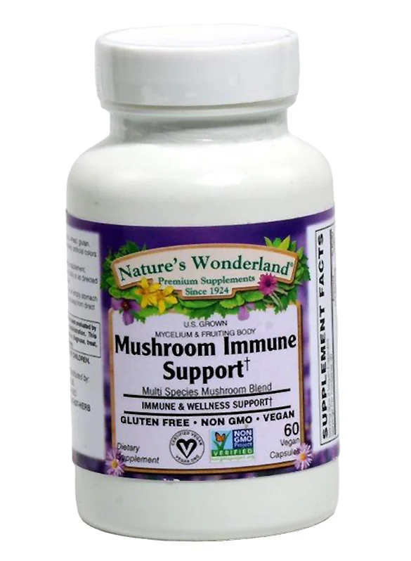 Penn Herb’s Nature’s Wonderland Mushroom Immune Support bottle